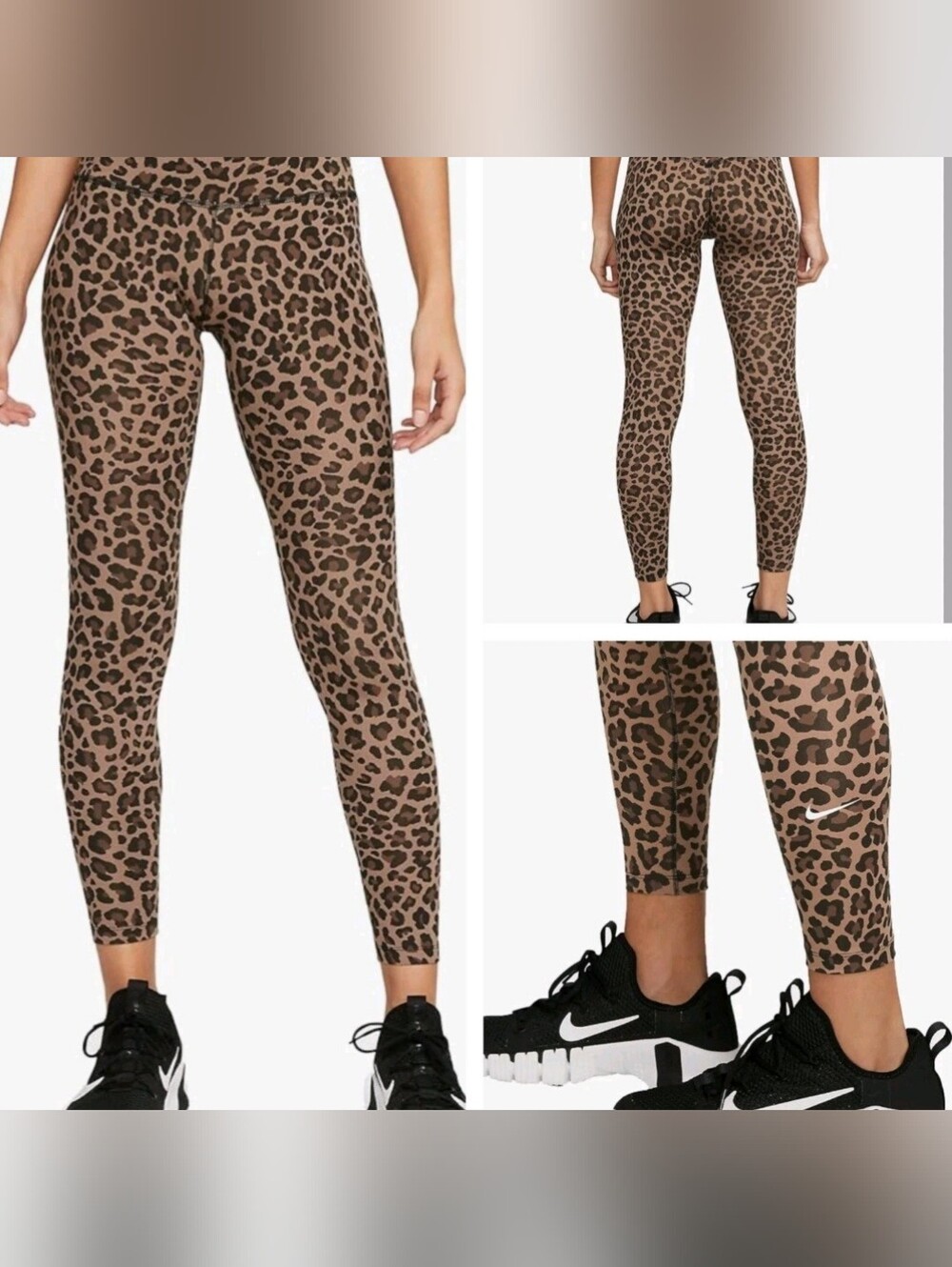 NIKE | Women’s Small Leopard‎ Print Leggings Dri Fit